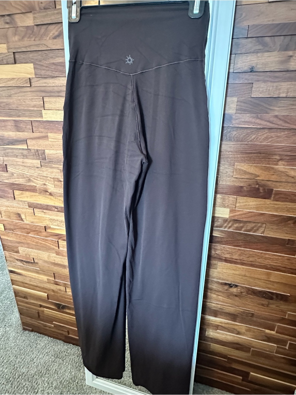 EUC🤎Aerie OFFLINE Real Me XTRA High Waisted Trouser Deep Earth Small - Picture 2 of 6